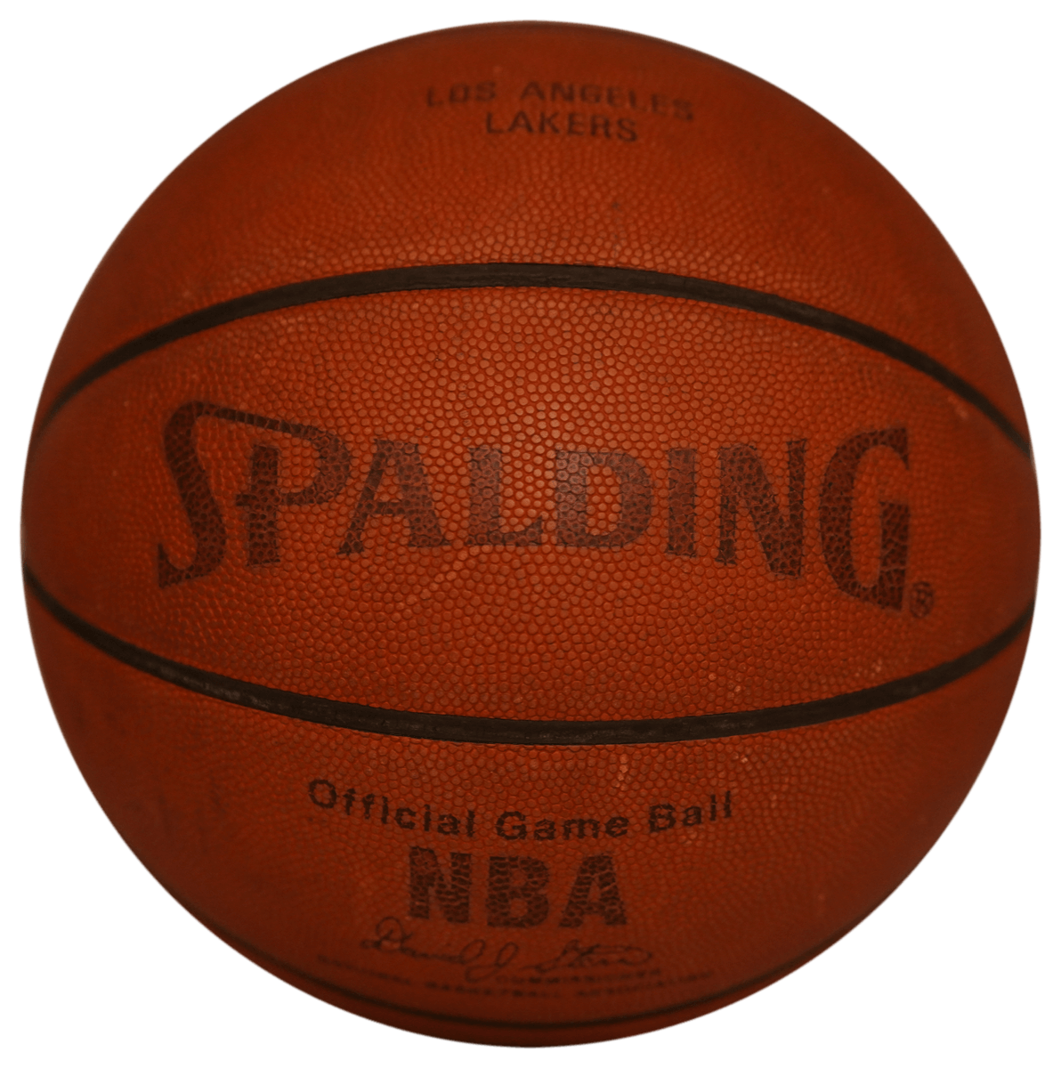 The actual game-used basketball from Game 5 of the 1991 NBA Finals